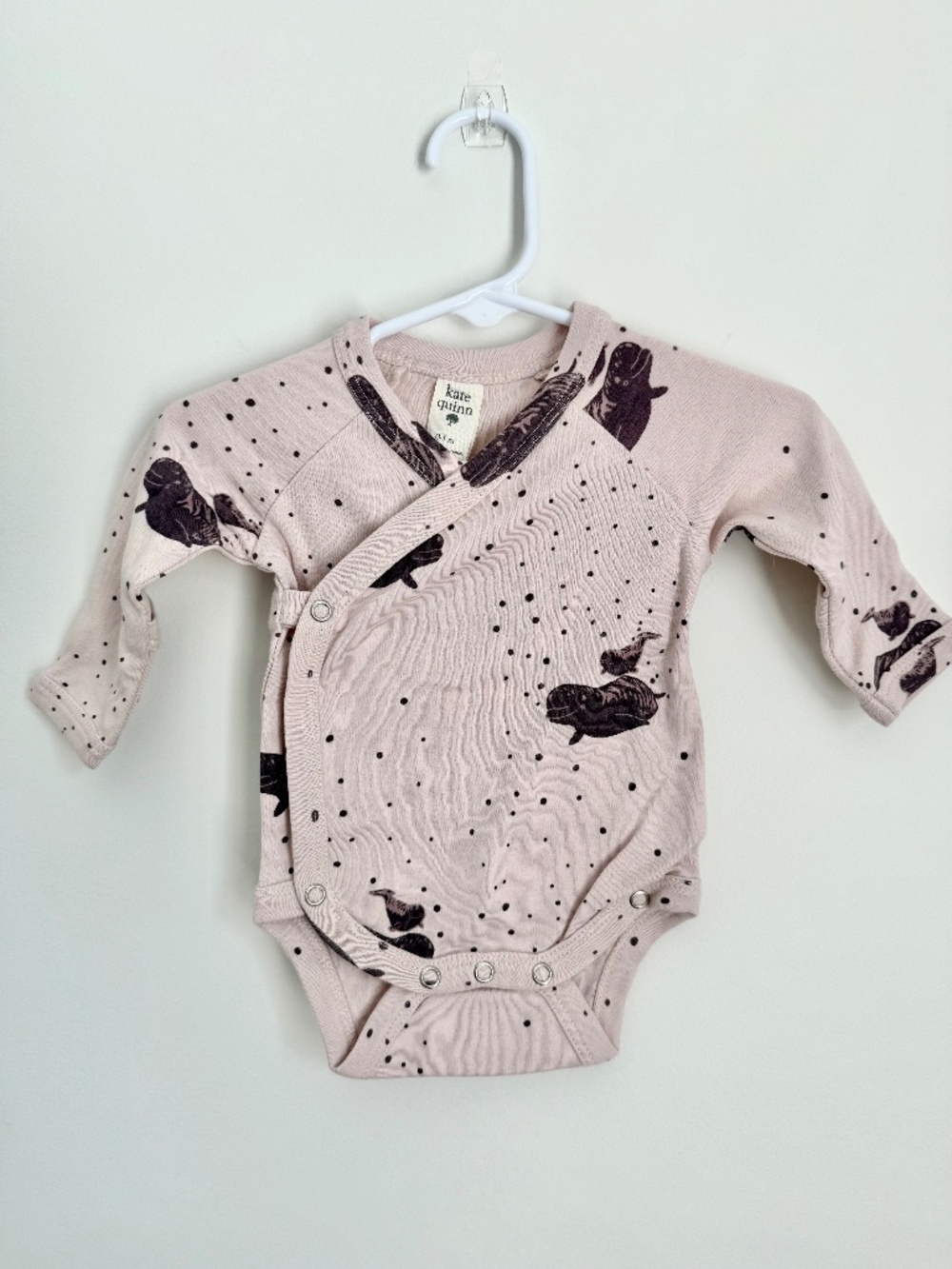 Kate Quinn Beluga Whale Purple Bodysuit